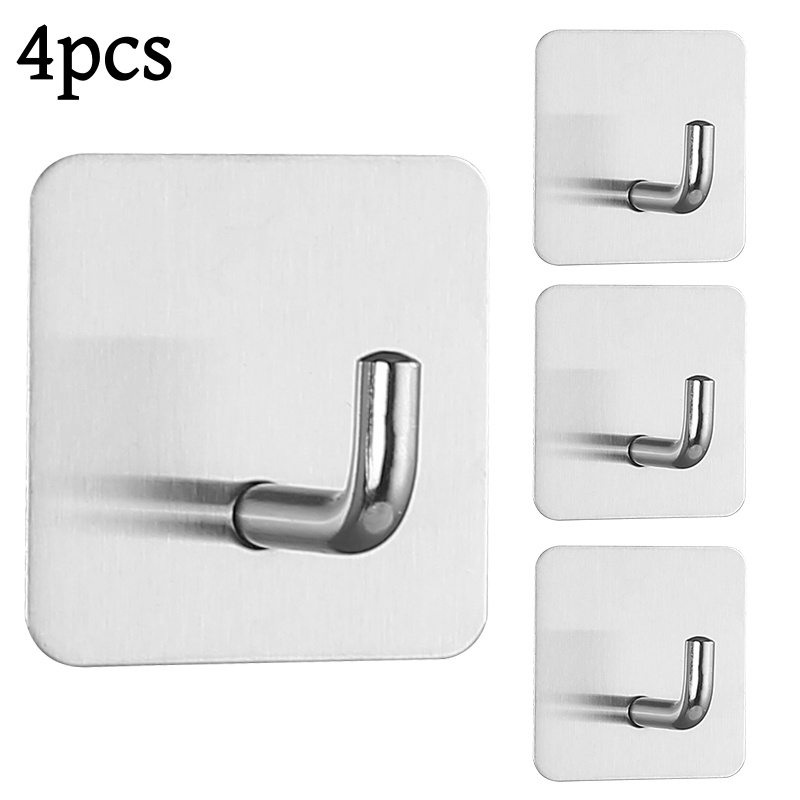 2-4pcs Self-Adhesive Wall Hook - Furniture Hardware Fitting review and price